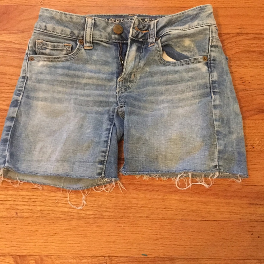 AEO Denim super stretch shorts-size 00